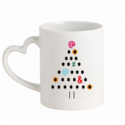 Кружки с ручкой в виде сердца