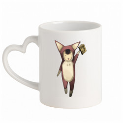 Кружки з ручкою у вигляді серця