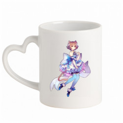 Кружки с ручкой в виде сердца