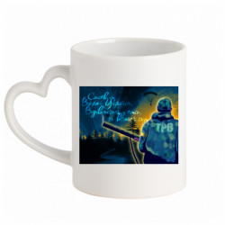 Кружки с ручкой в виде сердца