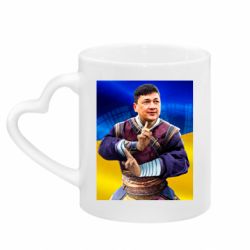 Кружки з ручкою у вигляді серця