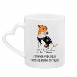 Кружки с ручкой в виде сердца