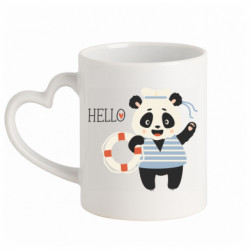 Кружки с ручкой в виде сердца