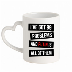 Кружки з ручкою у вигляді серця