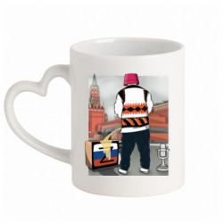 Кружки з ручкою у вигляді серця