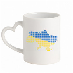 Кружки з ручкою у вигляді серця