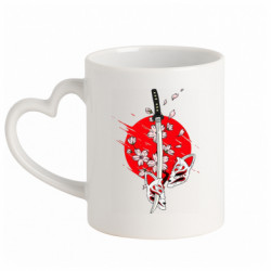 Кружки з ручкою у вигляді серця