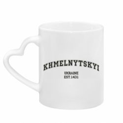 Кружки с ручкой в виде сердца