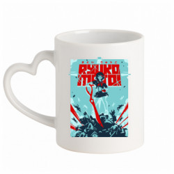 Кружки с ручкой в виде сердца