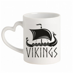 Кружки с ручкой в виде сердца