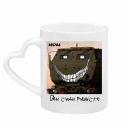 Кружки с ручкой в виде сердца - FATLINE