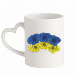 Кружки з ручкою у вигляді серця