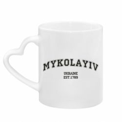 Кружки с ручкой в виде сердца