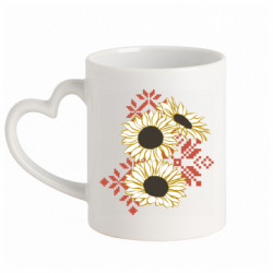 Кружки с ручкой в виде сердца