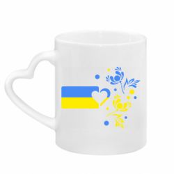 Кружки с ручкой в виде сердца