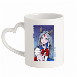 Кружки с ручкой в виде сердца