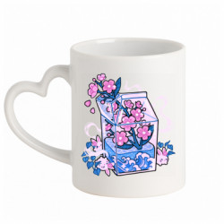Кружки з ручкою у вигляді серця