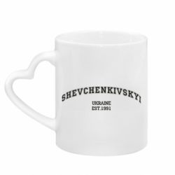 Кружки с ручкой в виде сердца - FATLINE