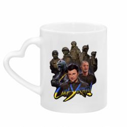 Кружки с ручкой в виде сердца