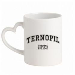 Кружки с ручкой в виде сердца