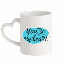 Кружки з ручкою у вигляді серця