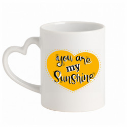 Кружки з ручкою у вигляді серця