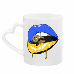 Кружки с ручкой в виде сердца