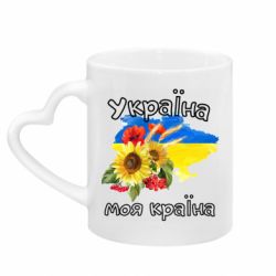 Кружки с ручкой в виде сердца - FATLINE