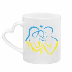 Кружки с ручкой в виде сердца - FATLINE