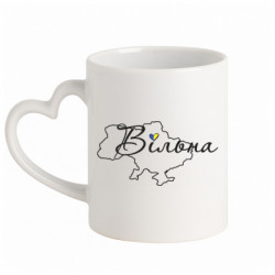 Кружки з ручкою у вигляді серця