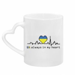 Кружки с ручкой в виде сердца