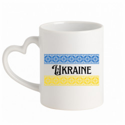 Кружки з ручкою у вигляді серця