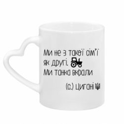Кружки з ручкою у вигляді серця - FATLINE
