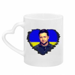 Кружки з ручкою у вигляді серця