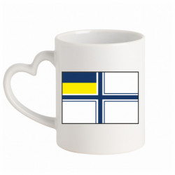 Кружки з ручкою у вигляді серця