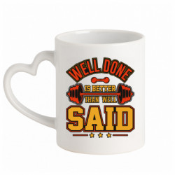 Кружки с ручкой в виде сердца