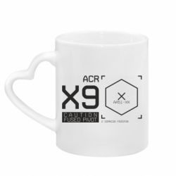 Кружки з ручкою у вигляді серця