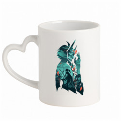 Кружки з ручкою у вигляді серця - FATLINE