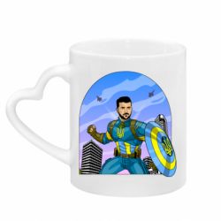 Кружки с ручкой в виде сердца