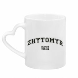 Кружки с ручкой в виде сердца - FATLINE