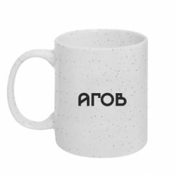 Кружка с блестками 320ml Эй - FATLINE Кружка с блестками 320ml Эй