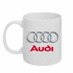 Кружка з блискітами 320 мл Audi 3D Logo - FATLINE Кружка з блискітами 320 мл Audi 3D Logo