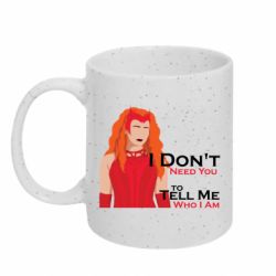 Кружка с блестками 320ml Алая Ведьма - FATLINE Кружка с блестками 320ml Алая Ведьма