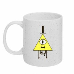 Кружка з блискітами 320 мл Білл Шифр - FATLINE Кружка з блискітами 320 мл Білл Шифр