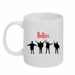 Кружка с блестками 320ml Битлы - FATLINE Кружка с блестками 320ml Битлы