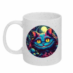 Кружка с блестками 320ml Чеширский кот улыбка Алиса в стране чудес - FATLINE Кружка с блестками 320ml Чеширский кот улыбка Алиса в стране чудес