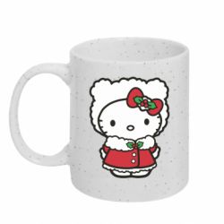 Кружка с блестками 320ml Christmas Kitty - FATLINE Кружка с блестками 320ml Christmas Kitty