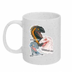 Кружка з блискітами 320 мл Динозаври. Світ Юрського періоду - FATLINE Кружка з блискітами 320 мл Динозаври. Світ Юрського періоду