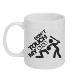 Кружка з блискітами 320 мл Don`t touch my AUDI - FATLINE Кружка з блискітами 320 мл Don`t touch my AUDI