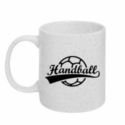 Кружка с блестками 320ml Гандбол Лого - FATLINE Кружка с блестками 320ml Гандбол Лого